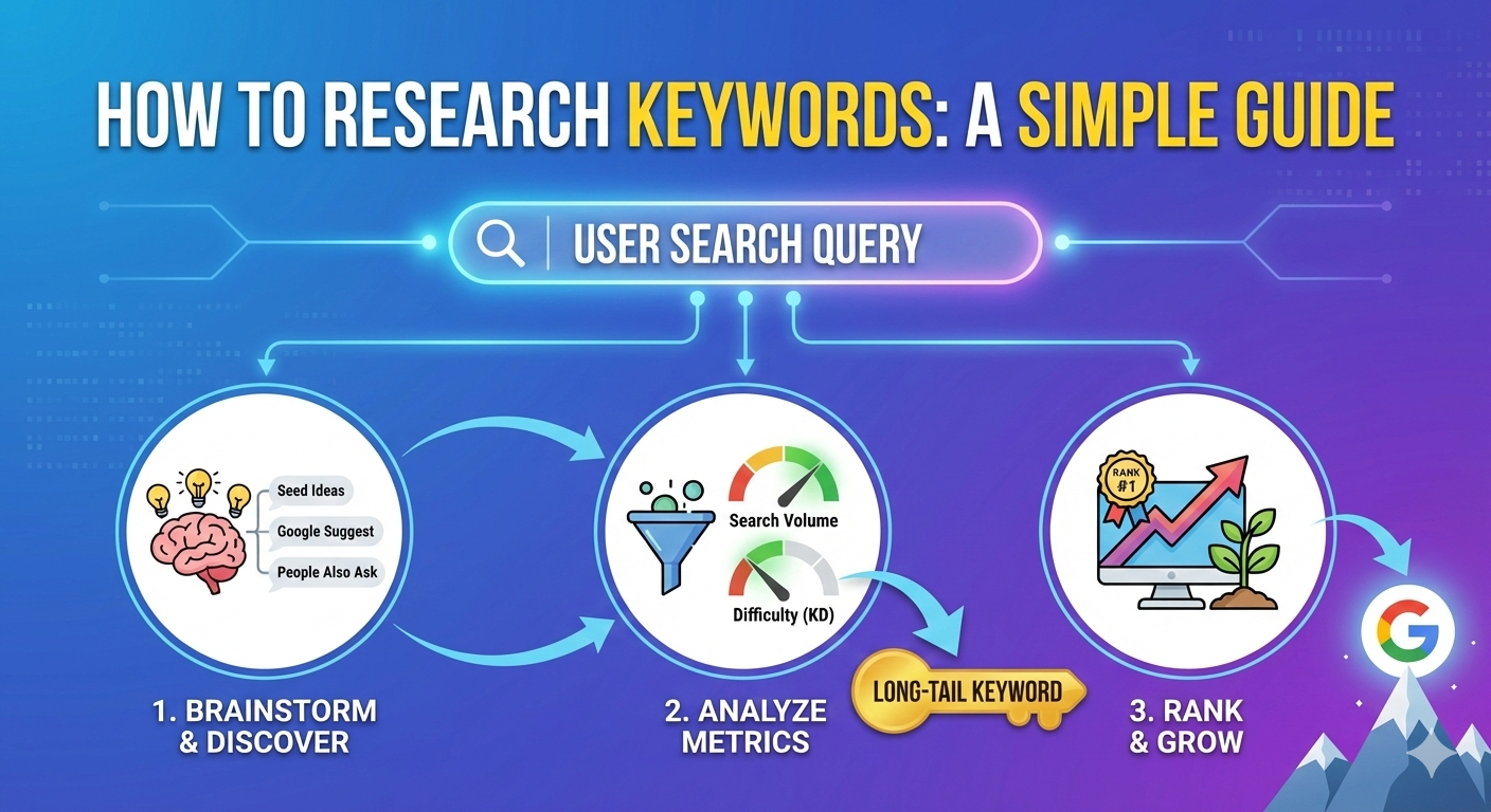 How to Research Keywords: Ranking Your Content on Google 2026